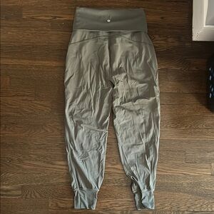Green High-Waisted Joggers